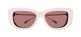 Gucci GG1566SA women Pink Squared Sunglasses