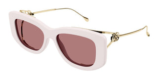 Gucci GG1566SA women Pink Squared Sunglasses