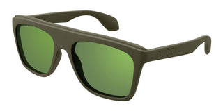 Gucci GG1570S men Green Squared Sunglasses