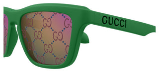 Gucci GG1571S men Green Squared Sunglasses