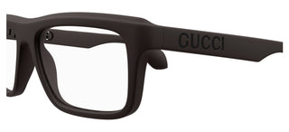 Gucci GG1572O men Brown Squared Eyeglasses