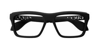 Gucci GG1573O men Black Squared Eyeglasses