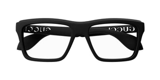 Gucci GG1573O men Black Squared Eyeglasses