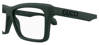 Gucci GG1573O men Green Squared Eyeglasses