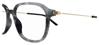 Gucci GG1576O men Grey Squared Eyeglasses