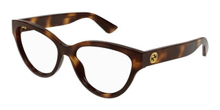 Gucci Gg1581o Women Havana Cat Eye Eyeglasses