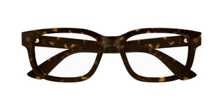 Gucci Gg1584o Men Havana Squared Eyeglasses