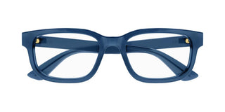 Gucci Gg1584o Men Blue Squared Eyeglasses