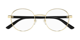 Gucci Gg1585o Men Gold Round Eyeglasses