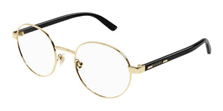 Gucci Gg1585o Men Gold Round Eyeglasses