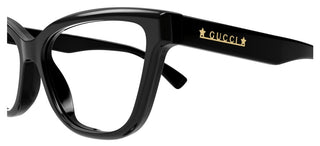 Gucci Gg1589o Women Black Butterfly Eyeglasses