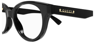 Gucci Gg1590o Women Black Round Eyeglasses