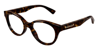 Gucci Gg1590o Women Havana Round Eyeglasses