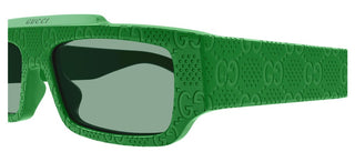 Gucci Gg1592s Men Green Squared Sunglasses