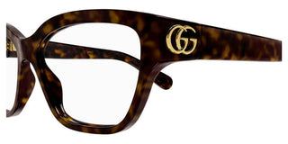 Gucci Gg1597o Women Havana Cat Eye Eyeglasses