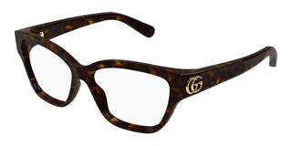 Gucci Gg1597o Women Havana Cat Eye Eyeglasses