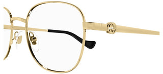 Gucci Gg1602o Women Gold Round Eyeglasses