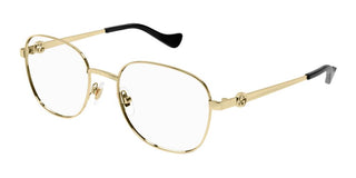 Gucci Gg1602o Women Gold Round Eyeglasses