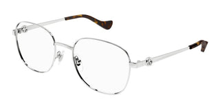 Gucci Gg1602o Women Silver Round Eyeglasses