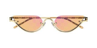 Gucci Gg1603s Women Gold Cat Eye Sunglasses