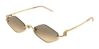 Gucci Gg1604s Women Gold Geometric Sunglasses