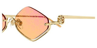 Gucci Gg1604s Women Gold Geometric Sunglasses