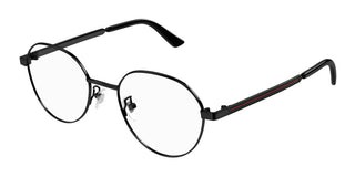 Gucci Gg1607ok Men Black Round Eyeglasses