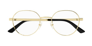 Gucci Gg1607ok Men Gold Round Eyeglasses