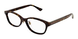 Gucci Gg1612oj Unisex Havana Round Eyeglasses