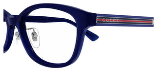 Gucci Gg1612oj Unisex Blue Round Eyeglasses