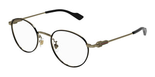 Gucci Gg1613oj Women Ruthenium Round Eyeglasses