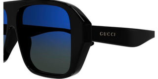 Gucci Gg1615s Men Black Pilot Sunglasses