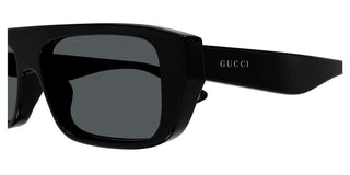 Gucci Gg1617s Men Black Squared Sunglasses