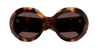 Gucci Gg1647s Women Havana Round Sunglasses