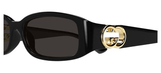 Gucci Gg1661s Women Black Rectangle Sunglasses