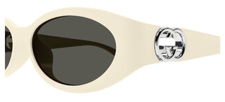 Gucci Gg1662sa Women White Oval Sunglasses