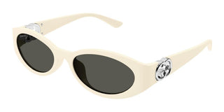 Gucci Gg1662sa Women White Oval Sunglasses