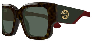 Gucci Gg1663s Women Havana Squared Sunglasses