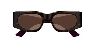 Gucci Gg1664s Women Havana Squared Sunglasses