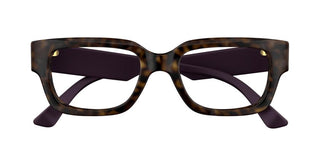 Gucci Gg1666o Women Havana Squared Eyeglasses