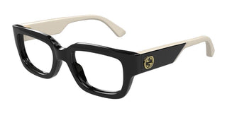 Gucci Gg1666o Women Black Squared Eyeglasses