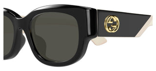 Gucci Gg1667sk Women Black Rectangle Sunglasses