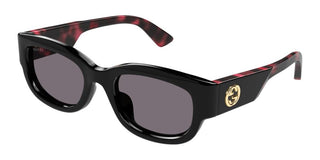 Gucci Gg1667sk Women Black Rectangle Sunglasses