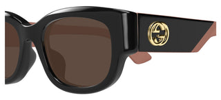 Gucci Gg1667sk Women Black Rectangle Sunglasses