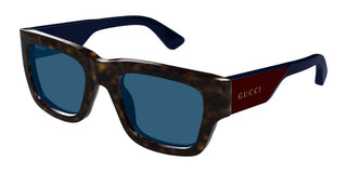 Gucci Gg1668s Men Havana Squared Sunglasses