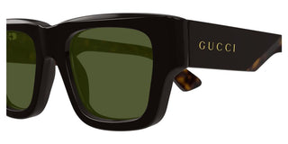 Gucci Gg1668s Men Havana Squared Sunglasses