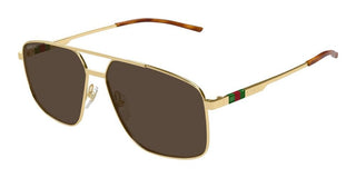 Gucci Gg1676s Men Gold Pilot Sunglasses