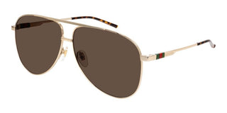 Gucci Gg1677s Men Gold Pilot Sunglasses