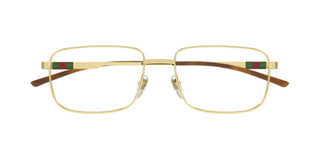 Gucci Gg1678o Men Gold Rectangle Eyeglasses