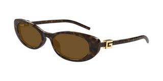 Gucci Gg1680s Women Havana Oval Sunglasses